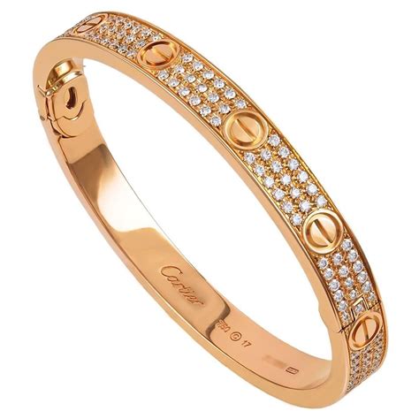 4 diamond cartier love bracelet|cartier full diamond love bracelet.